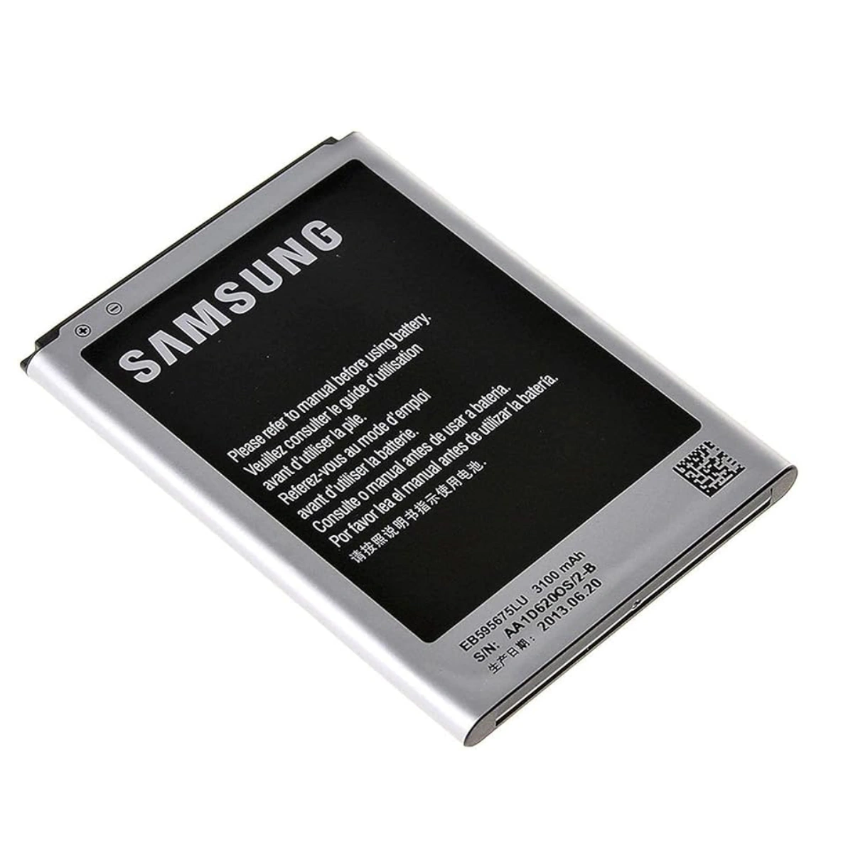 1 Battery for Samsung GALAXY NOTE 2 GT-N7100/N7102/N7105/SCH-i605/N719/SGH-i317/T889/SPH-L900 (EB595675LU/EB595675LA) (3100 mAh) | RoxyStore