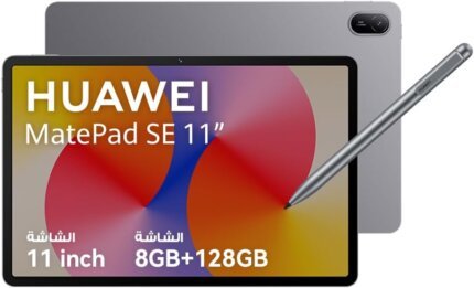 تابلت هواوي ميت باد اس اي بشاشة 11 انش مريحة للعين بطارية بسعة كبيرة 8 جيجا + 128 واي فاي قلم ام في صندوق رمادي نيبولا