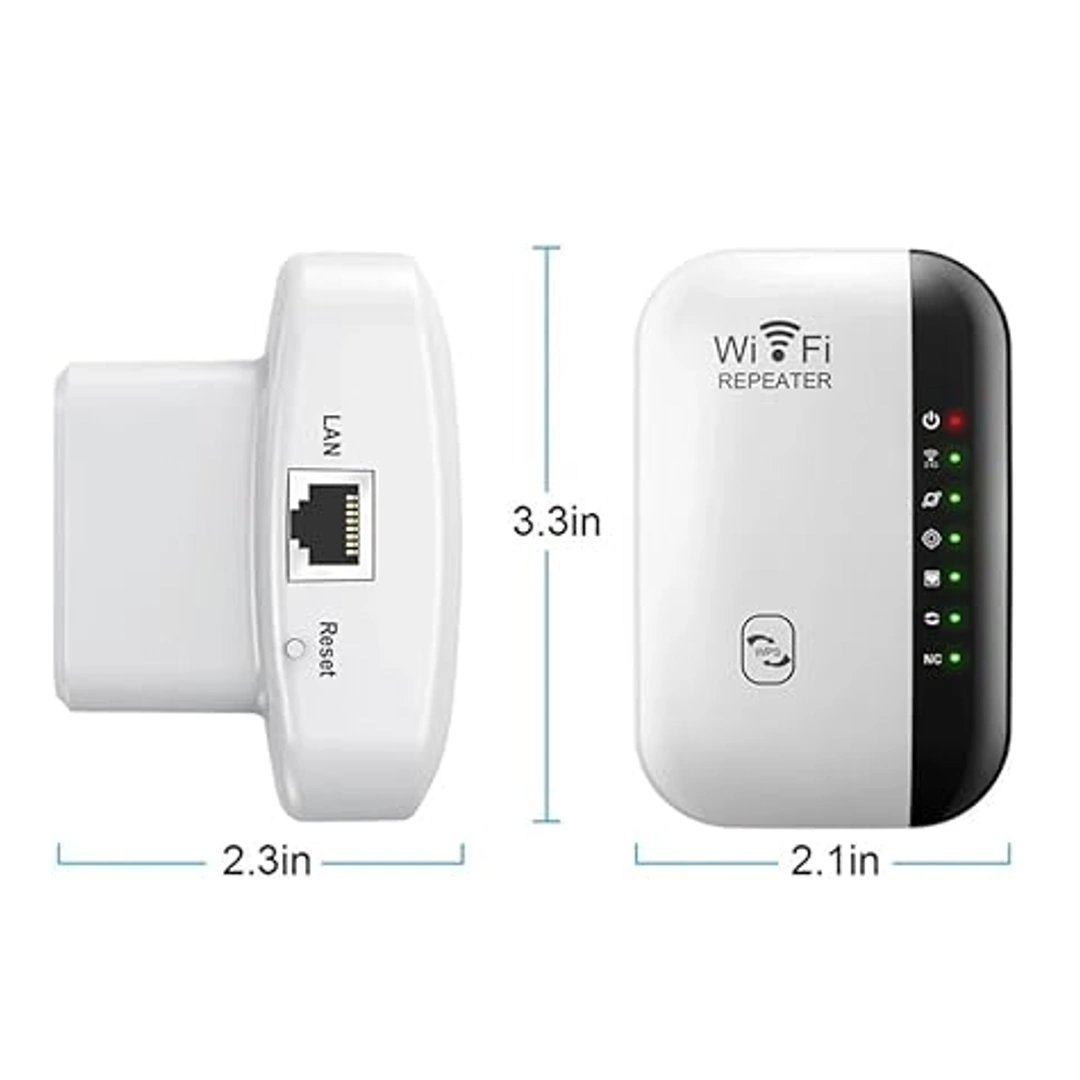 SN4235_02 مكرر واي فاي لاسلكي 300 ميجابت في الثانية، راوتر 2.4G، موسع نطاق واي فاي، مضخم اشارة واي فاي، محول بطاقة شبكة 802.11N للكمبيوتر (ابيض) | RoxyStore
