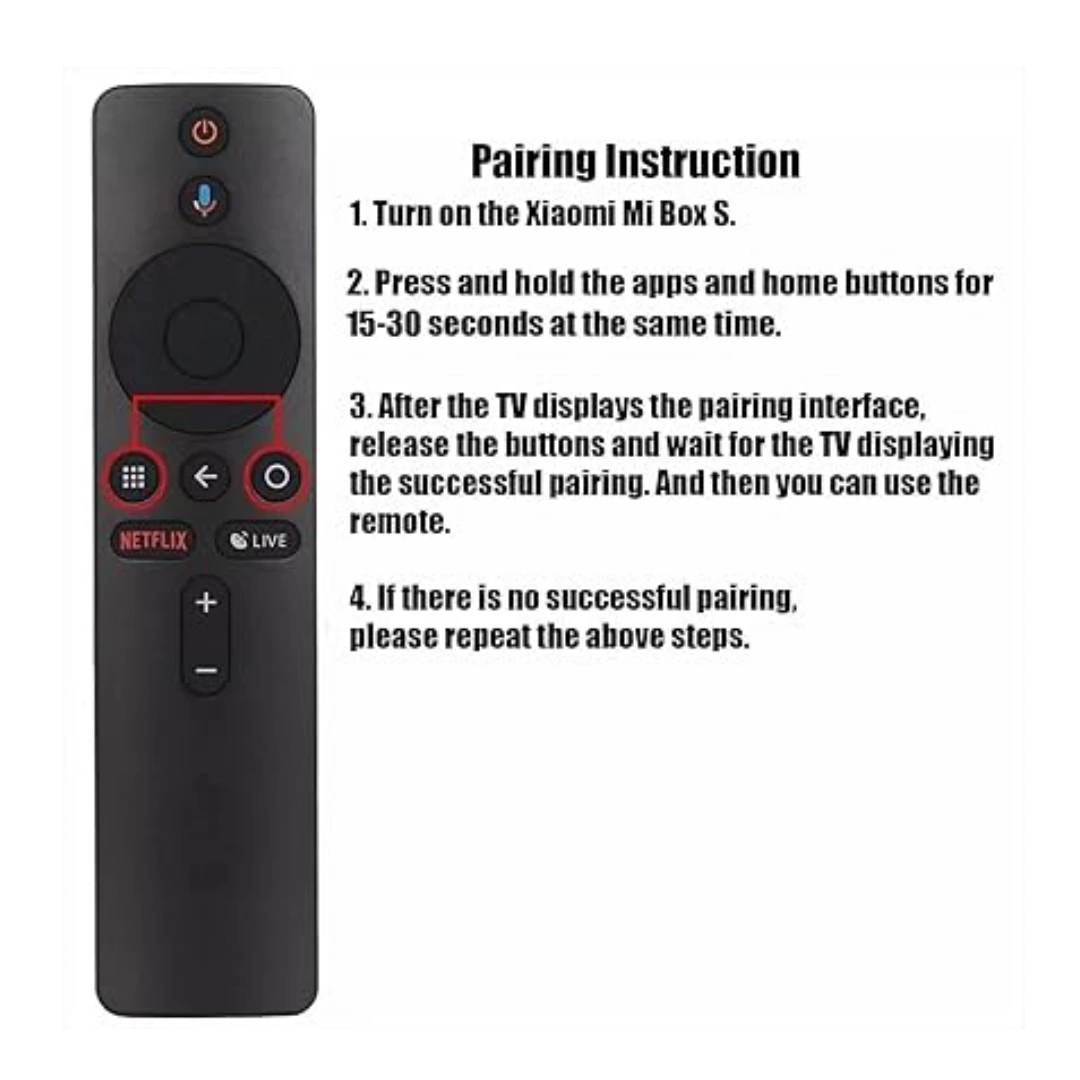 XMRM-006W_04 جهاز تحكم عن بعد صوتي جديد متوافق مع شاومي مي بوكس/مي تي في ستيك | RoxyStore