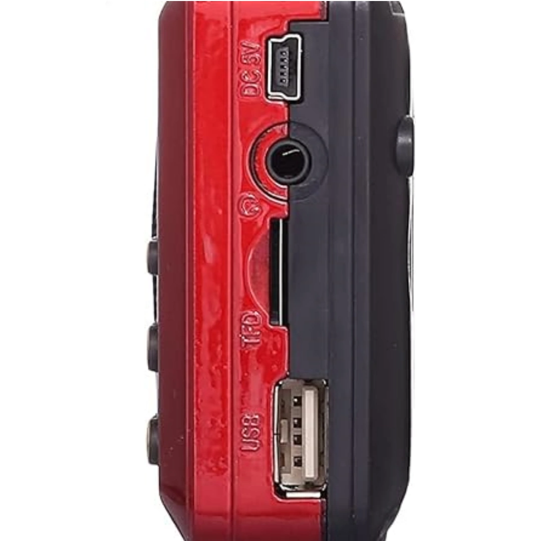 h011_04 JOC Portable FM Radio, Stereo Sound, Strong Clear Signal, Works with Flash and Memory and Speaker (Comes with Bluetooth) | RoxyStore