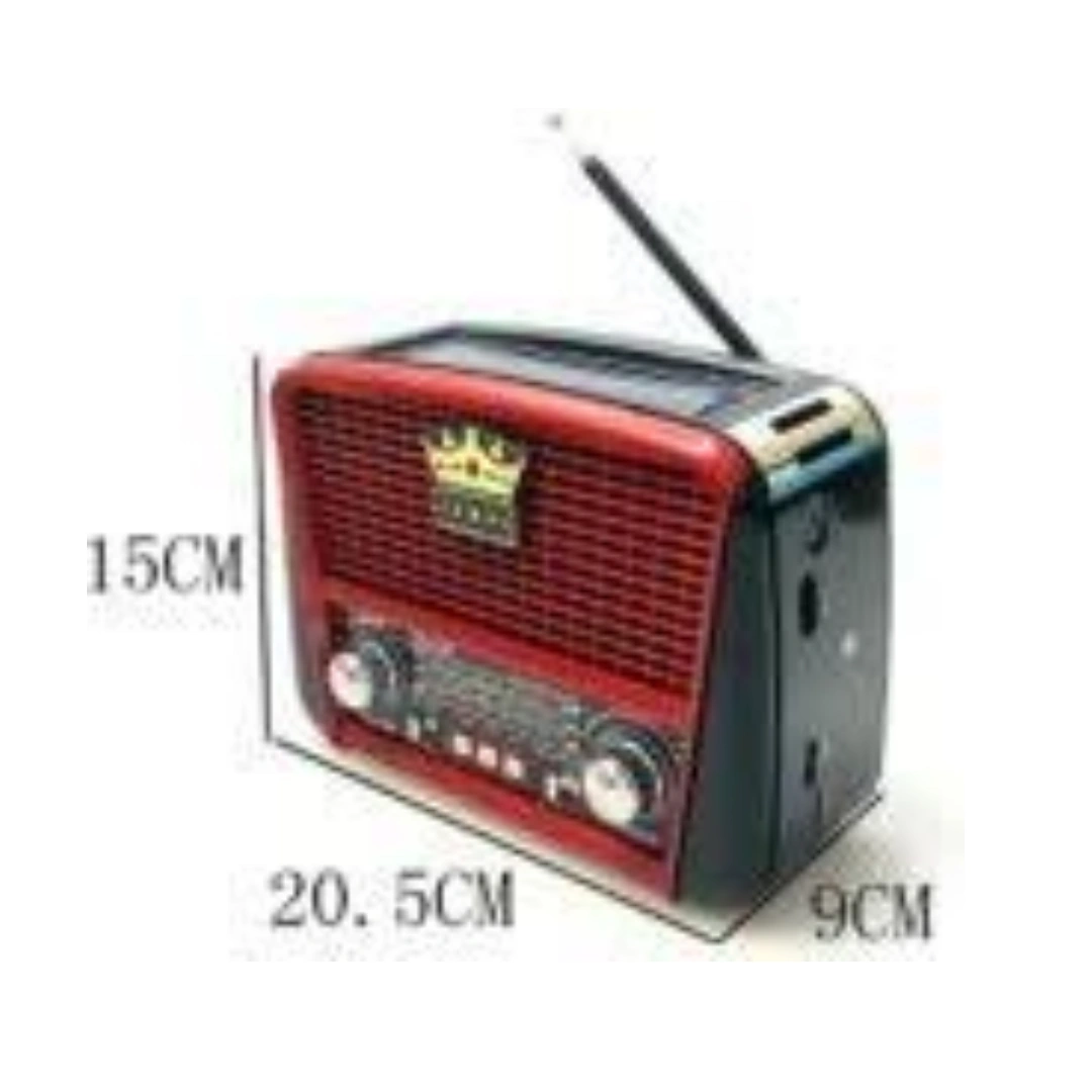 radio_RX-BT455_02 راديو محمول لكبار السن مزود ببطاقة شحن بلوتوث وراديو ايه ام و اف ام و اس دبليو 3 ومكبر للصوت من جولون، لون أحمر × خشبي، RX-BT455 | RoxyStore