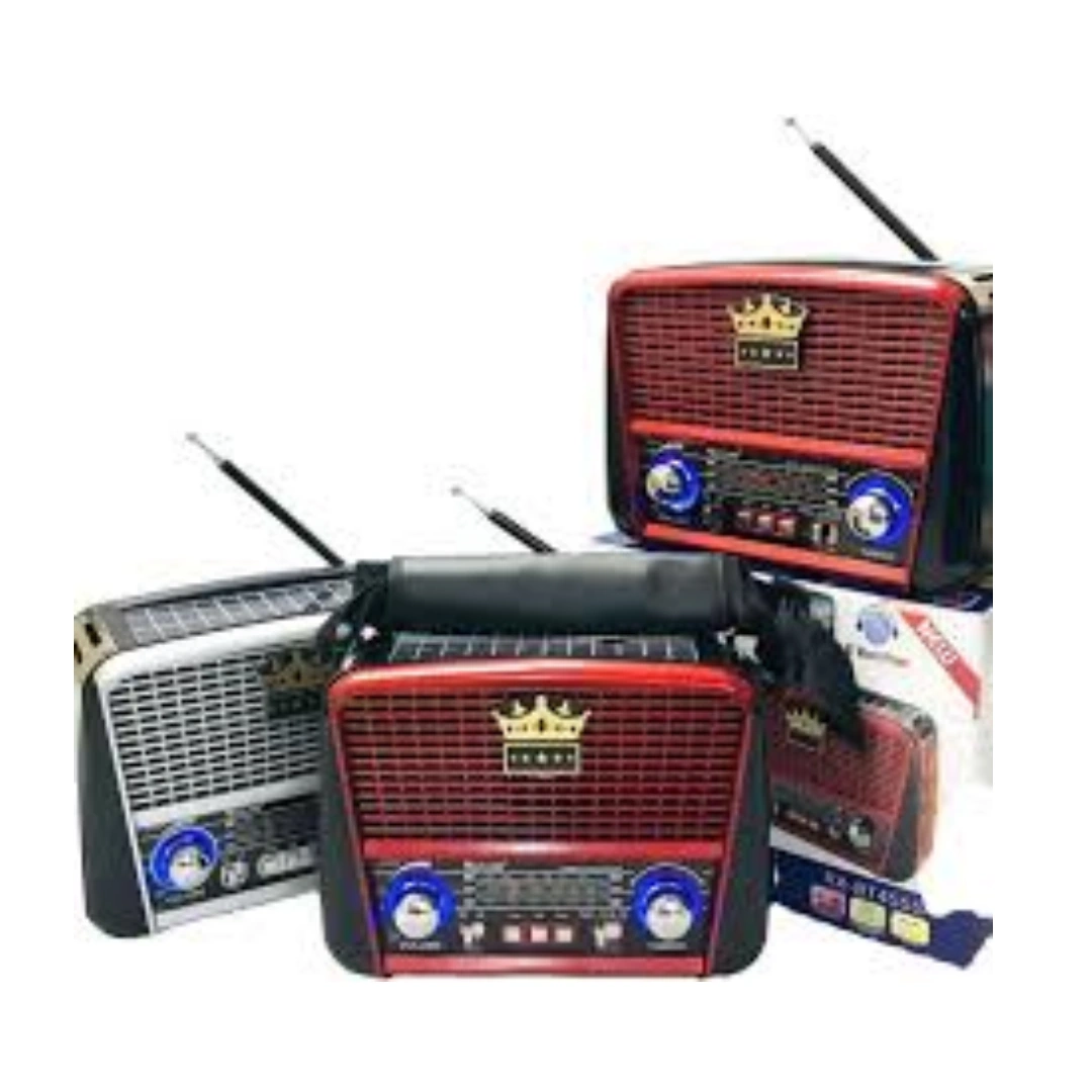 radio_RX-BT455_03 راديو محمول لكبار السن مزود ببطاقة شحن بلوتوث وراديو ايه ام و اف ام و اس دبليو 3 ومكبر للصوت من جولون، لون أحمر × خشبي، RX-BT455 | RoxyStore