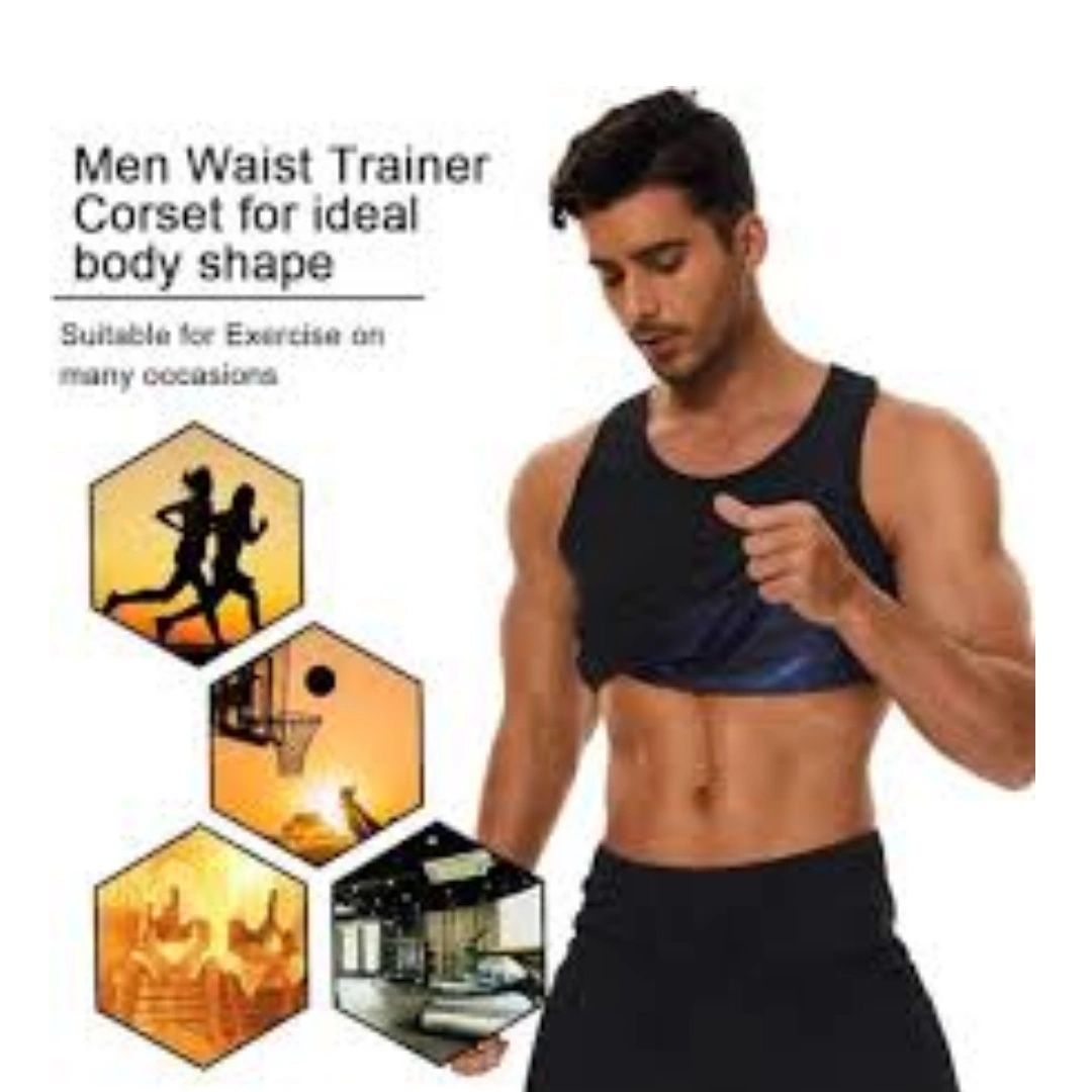 سترة_ساونا_حرارية_01 سترة ساونا للتعرق للرجال، تيشرتات كات بتقنية حبس الحرارة، توب بدون أكمام لتمرين الخصر وتشكيل الجسم والتخسيس، بدلة رياضية للجيم واللياقة البدنية وتشكيل الجسم وتمرين الخصر | RoxyStore