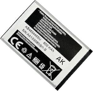بطارية متوافقة مع سامسونج GT-C3520 بديلة 800mAh لسامسونج GT-C3300|E1050|E1070|SGH-E210|E250|E251|E380 3.7 فولت الليثيوم