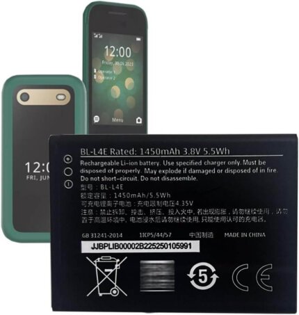 بطارية متوافقة مع الهواتف المحمولة والهواتف الذكية No-kia 2660 Flip TA-1398/1420/1480/1492 (بديلة لـ BL-L4E)