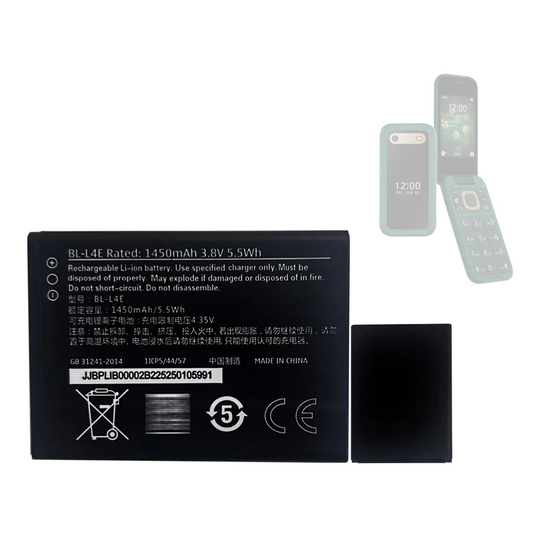 BL_L4E_04 Replacement Battery Model BL-L4E Compatible with Nokia 2660 Flip, TA-1398, 1420, 1480, 1492 | Capacity 1450mAh | RoxyStore