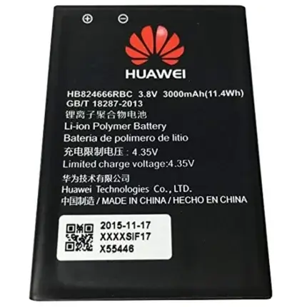 بطارية هواوي موديل HB824666RBC حجم وسعت 3000 متوافقة مع راوتر هواوي وجهاز واي فاي E5372 E5373 E5375 EC5377 E5330 E5336 E5351 E5356