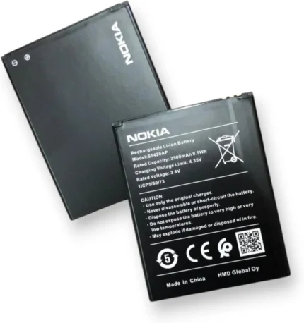 بطارية نوكيا C1 TA-1165 سعة 2500 مللي أمبير في الساعة موديل S5420AP