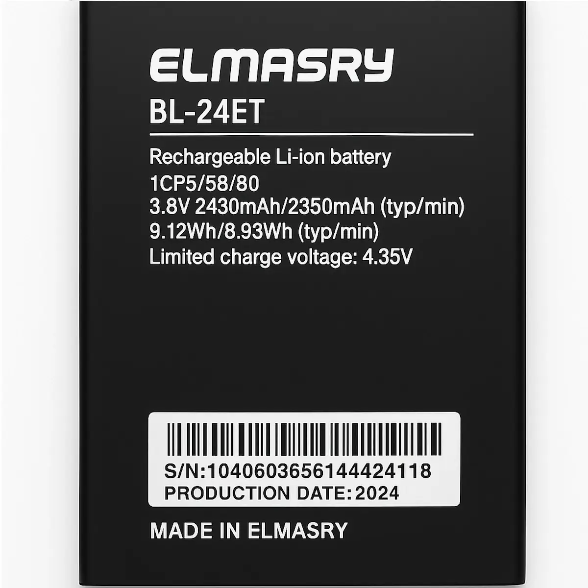 1 Replacement Battery BL-24ET Compatible with Tecno F1, F3, Pop1, Pop2, POP, 2F, POP3, B1f | Capacity 2350 mAh | RoxyStore