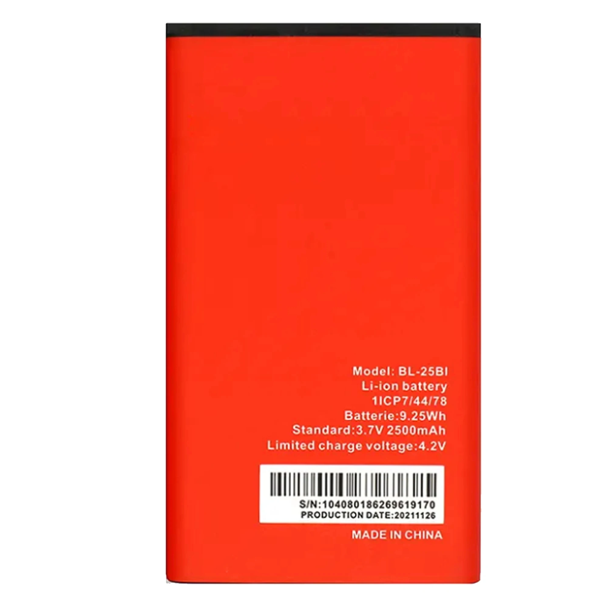 2 Replacement Battery Model BL-25BI Compatible with Itel It5600 / 5600 / Itel It5606 / 5606 / Itel Power 400 / Itel It5620 / 5620 / Itel It5616 / 5616 / Itel It5622 / 5622 / Itel It5602 / 5602 | Capacity: 2500 mAh | RoxyStore