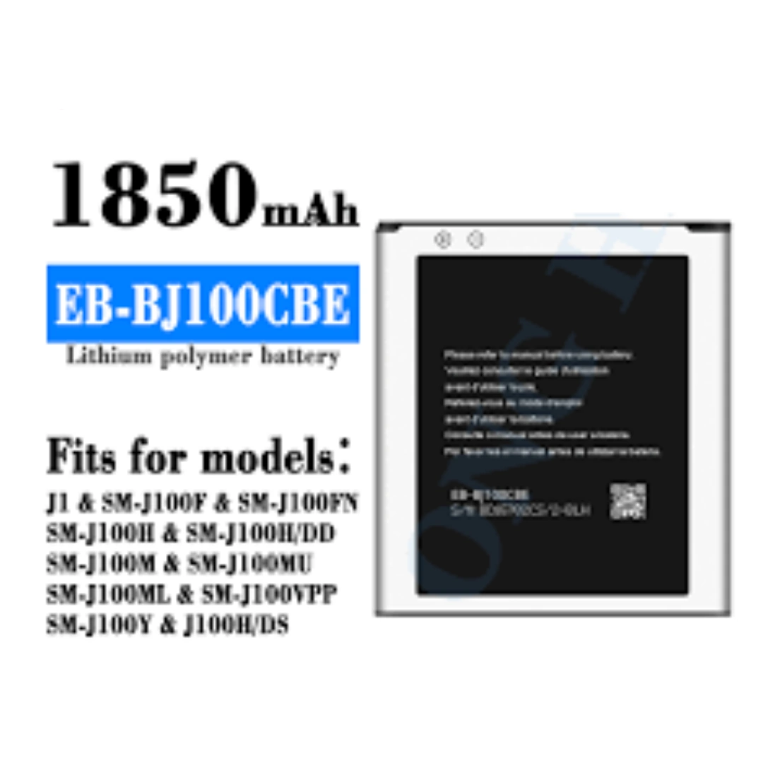 BJ100CBE_J1_2015_02 Replacement Battery Model EB-BJ100CBE, EB-BJ100BBE Compatible with Samsung Galaxy J1 J100 SM-J100F J100FN J100H J100M J100Y J100D | Capacity 1850 mAh | RoxyStore