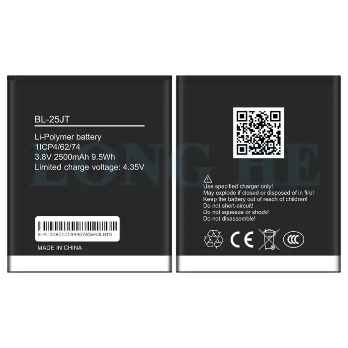 Replacement Battery Model BL25JT Compatible with Tecno WX3 | 2500 mAh | RoxyStore