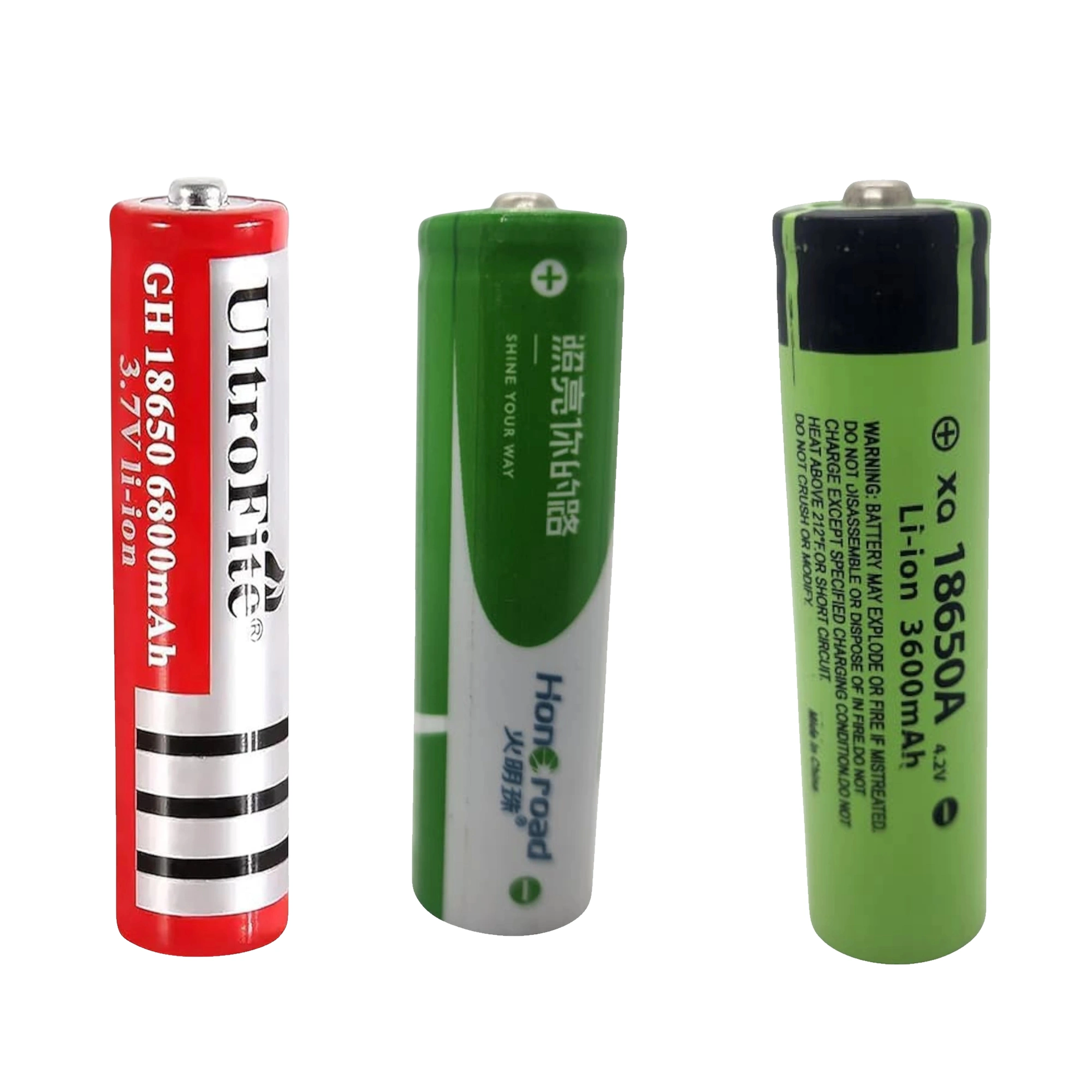 18650B-main 2255 بطارية ليثيوم قابلة لاعادة الشحن (الموديل: 18650) متوافقة مع كاميرا الفلاش والمصابيح الامامية والراديو والكشاف وماكينة حلاقة الشعر وغيرها | RoxyStore