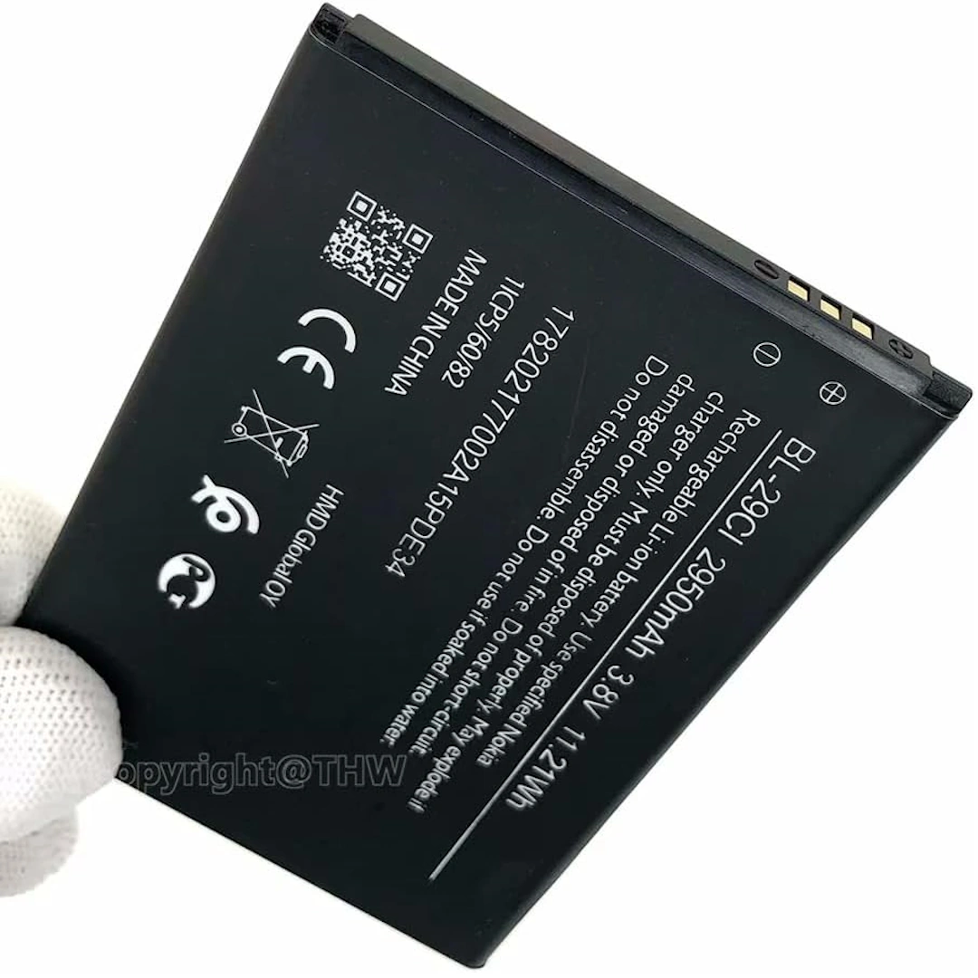 29CI Nokia-3 Replacement Battery Model BL-29CI Compatible with Nokia C10, C20 | Capacity 3000mAh | RoxyStore