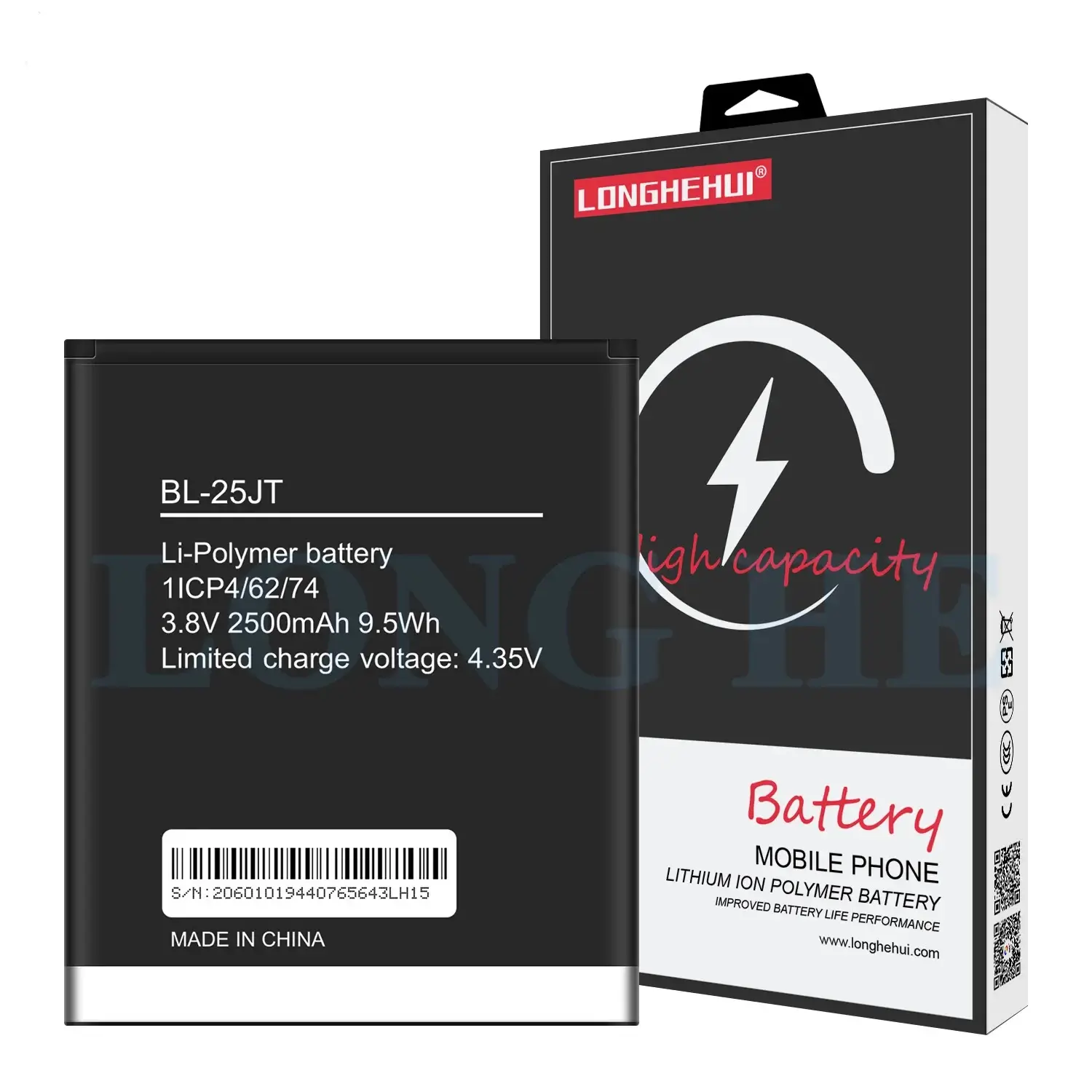 3 Replacement Battery Model BL25JT Compatible with Tecno WX3 | 2500 mAh | RoxyStore