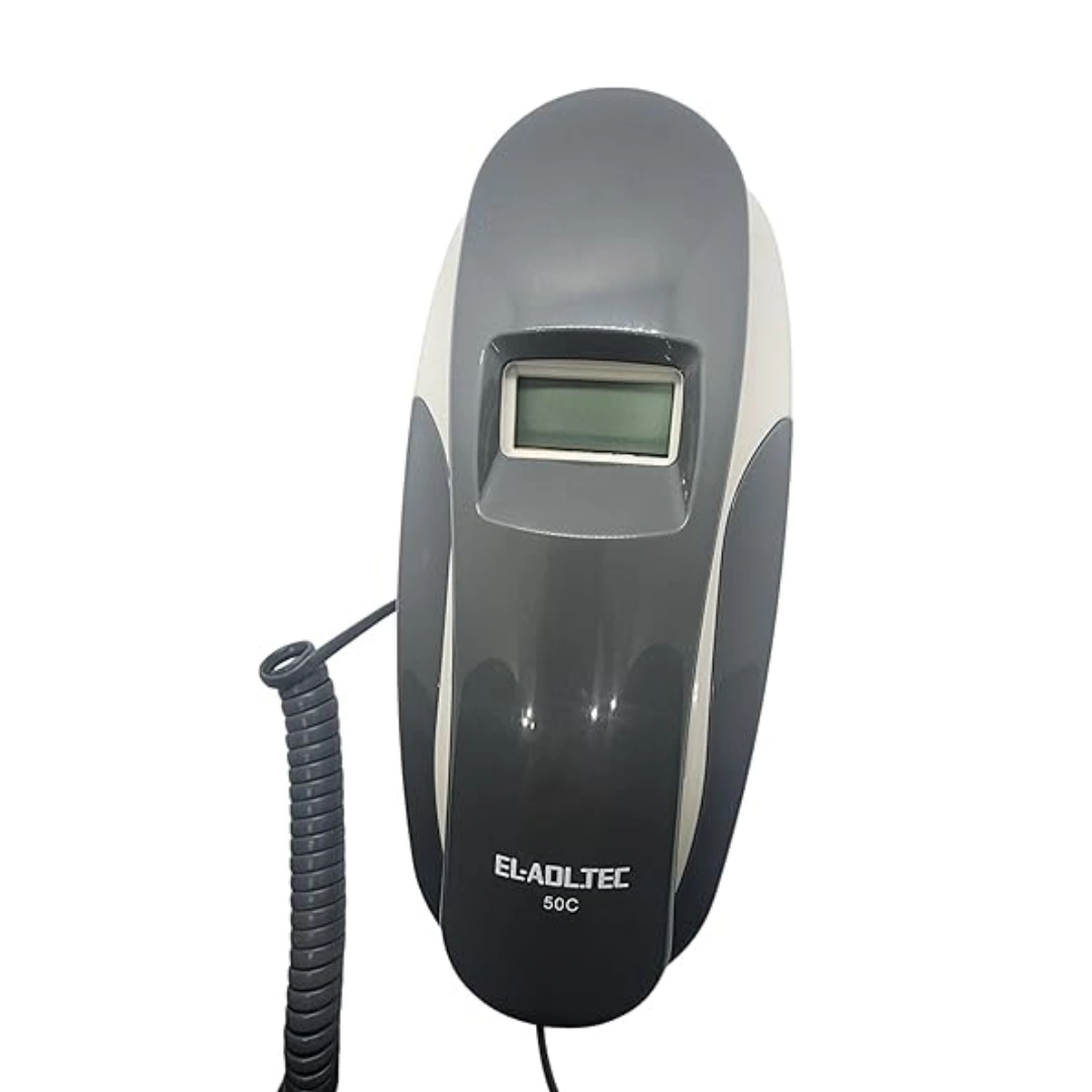 50C_01 50C Tech landline phone with digital screen from Al-Adl | RoxyStore
