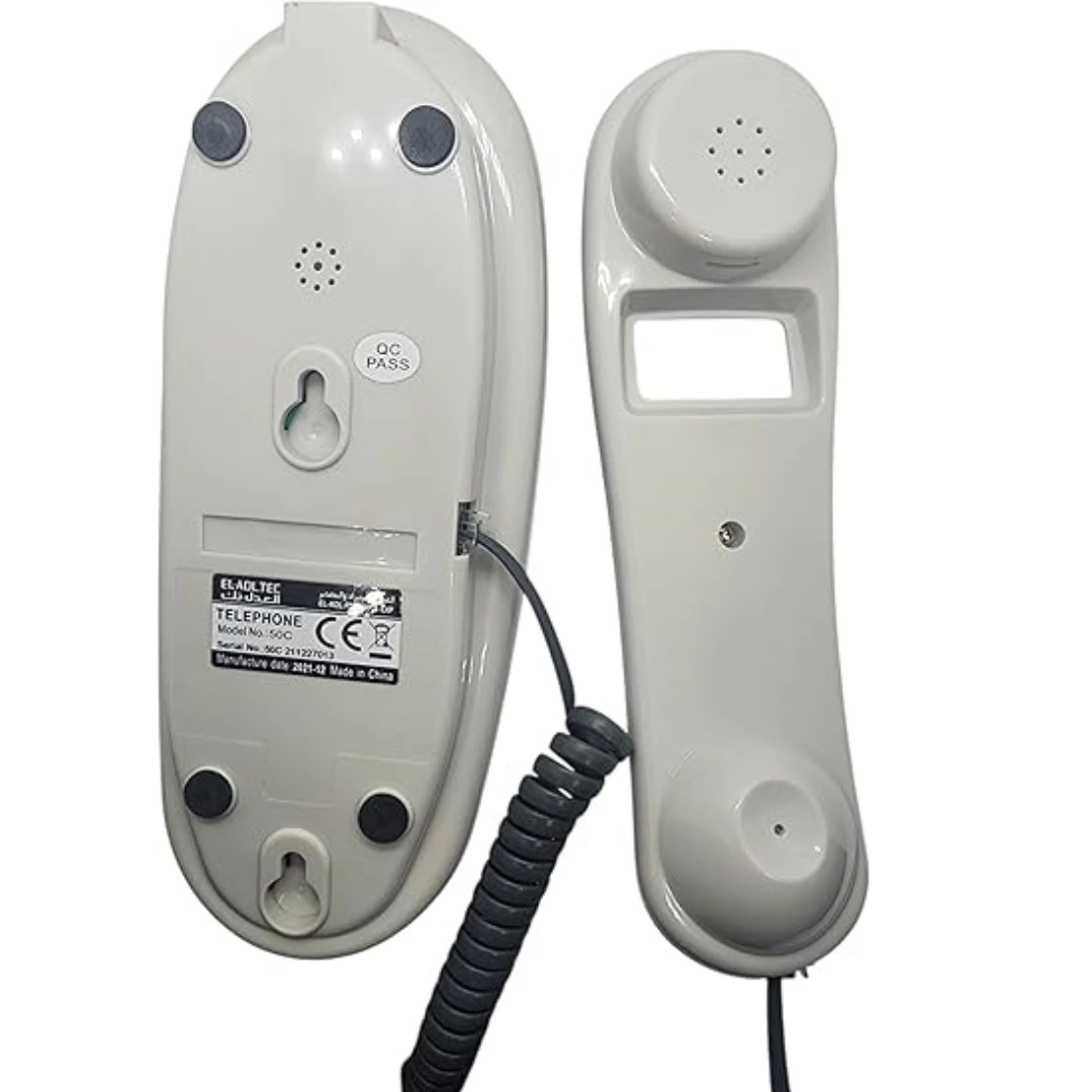 50C_03 50C Tech landline phone with digital screen from Al-Adl | RoxyStore