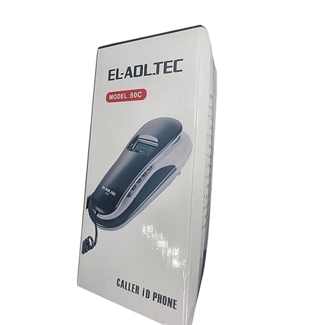 50C_04 50C Tech landline phone with digital screen from Al-Adl | RoxyStore