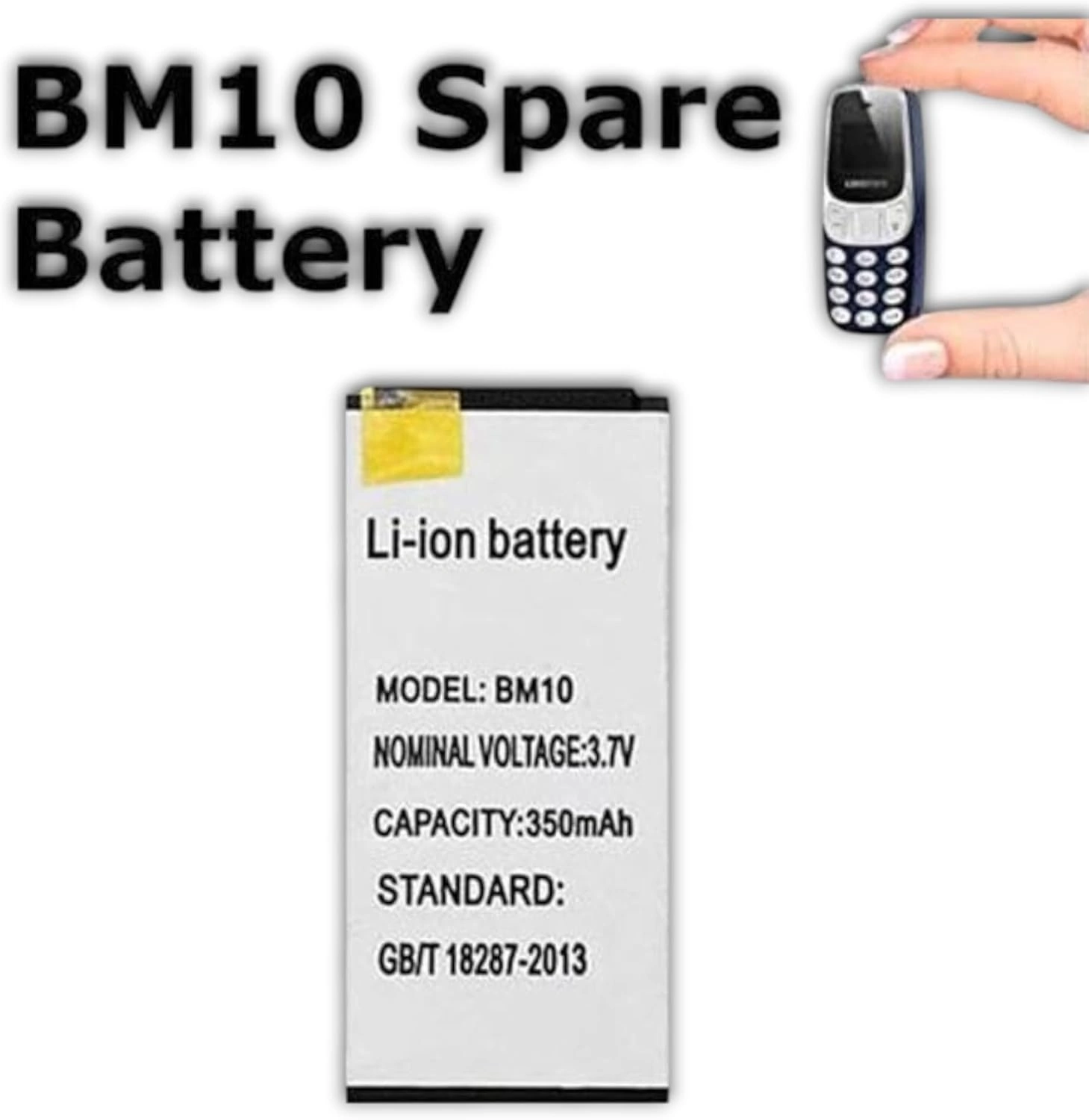 61-EqCxaEML._AC_SL1500_ بطارية بديلة موديل BM10 متوافقة مع أجهزة Afroto & L8STAR & BM10 & BM10 Mini | السعة 380 mAh | RoxyStore
