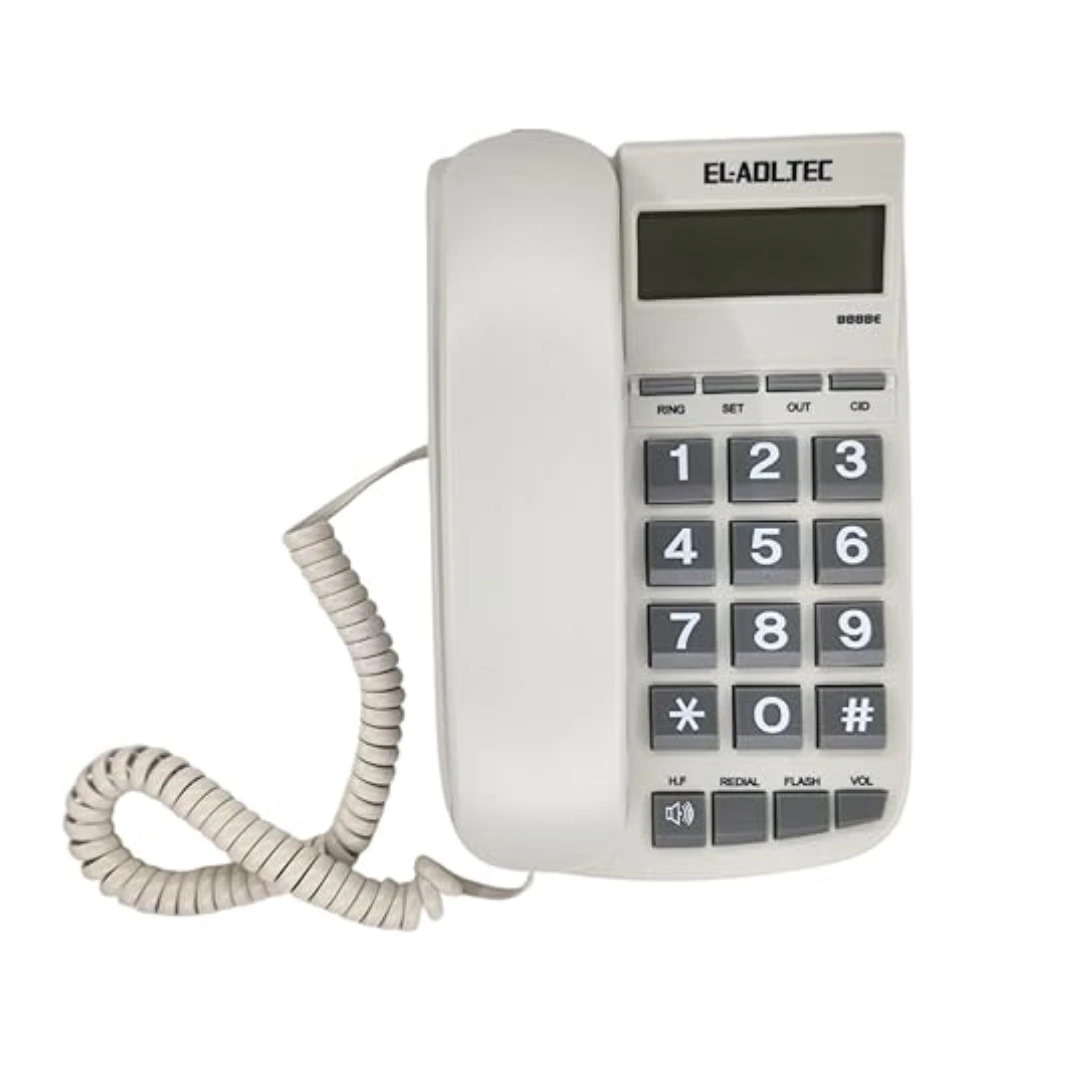 888be_whiet_01 Adl Tech Digital Corded Landline Phone 888BE | RoxyStore