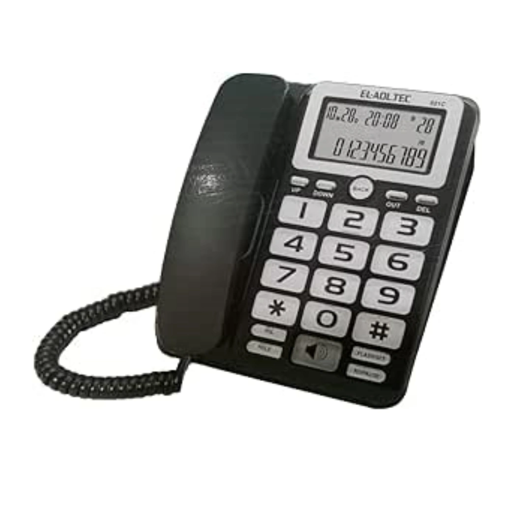 921c_black Adl Tech Corded Telephone, 921C | RoxyStore