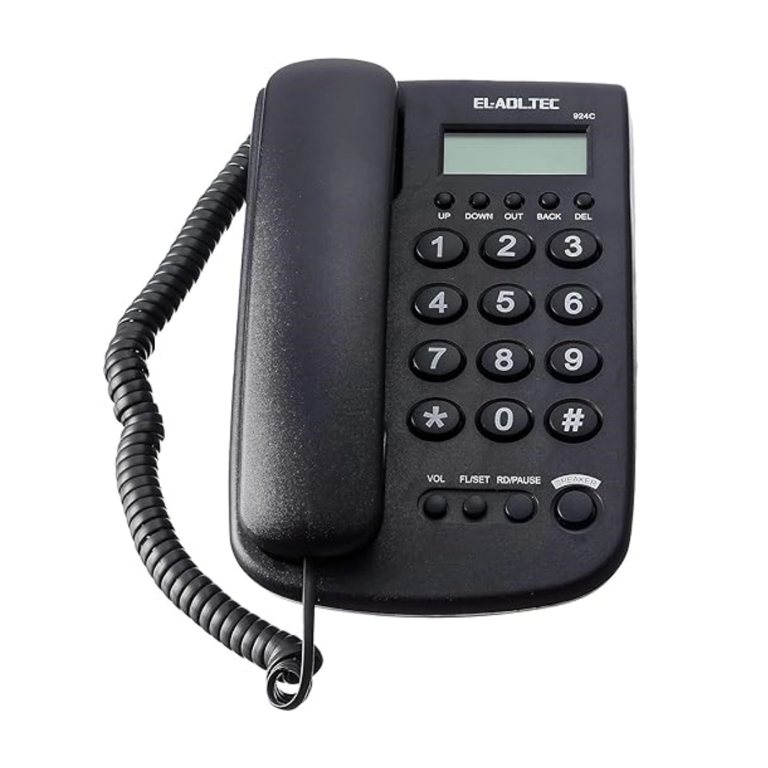 924C_BLACK_1 924C Corded Landline Phone from Adl Tech | RoxyStore