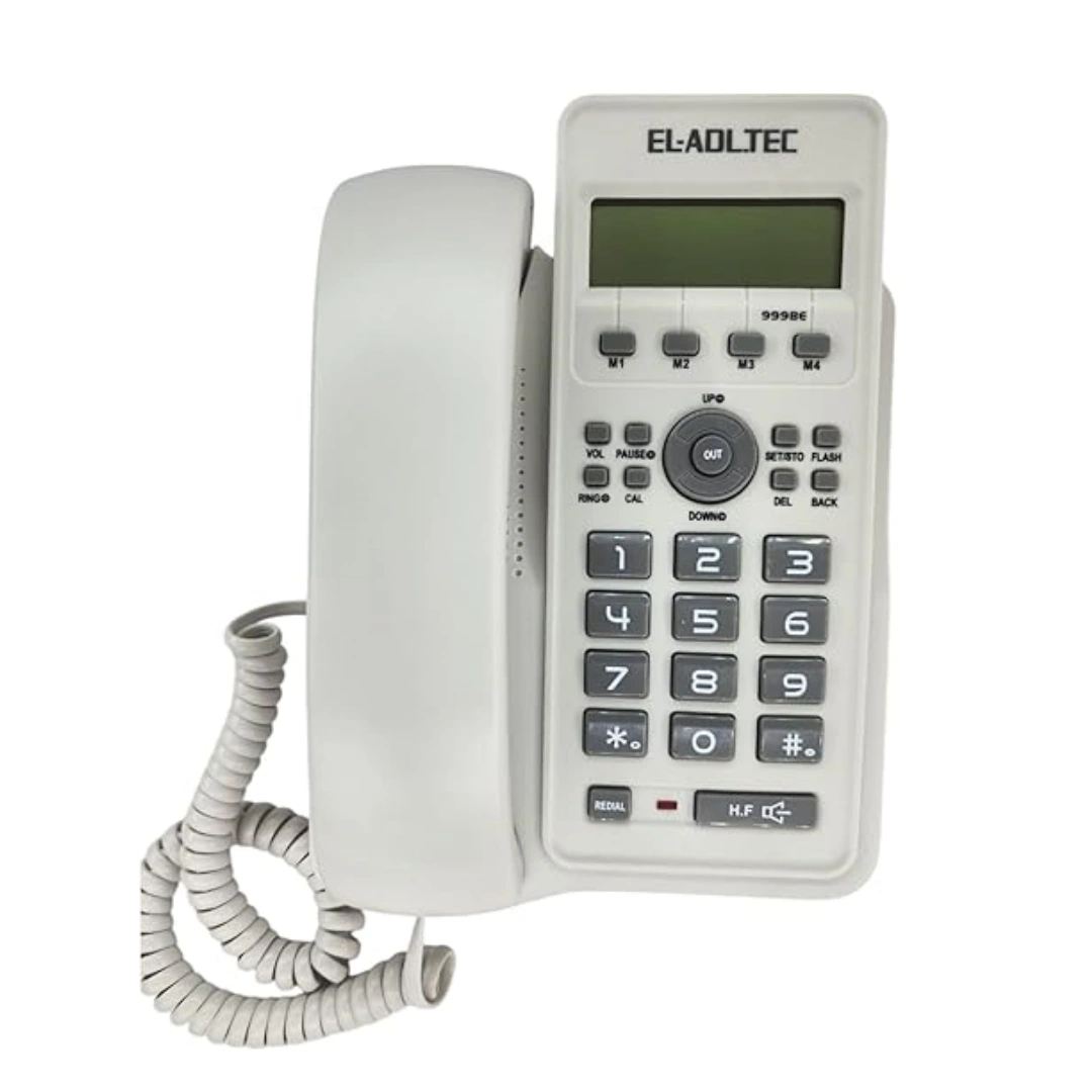 999BE_WHIET_01 999BE Digital Landline Telephone with Wire from Adl Tech | RoxyStore