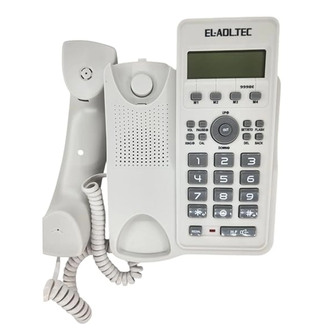 999BE_WHIET_02 999BE Digital Landline Telephone with Wire from Adl Tech | RoxyStore