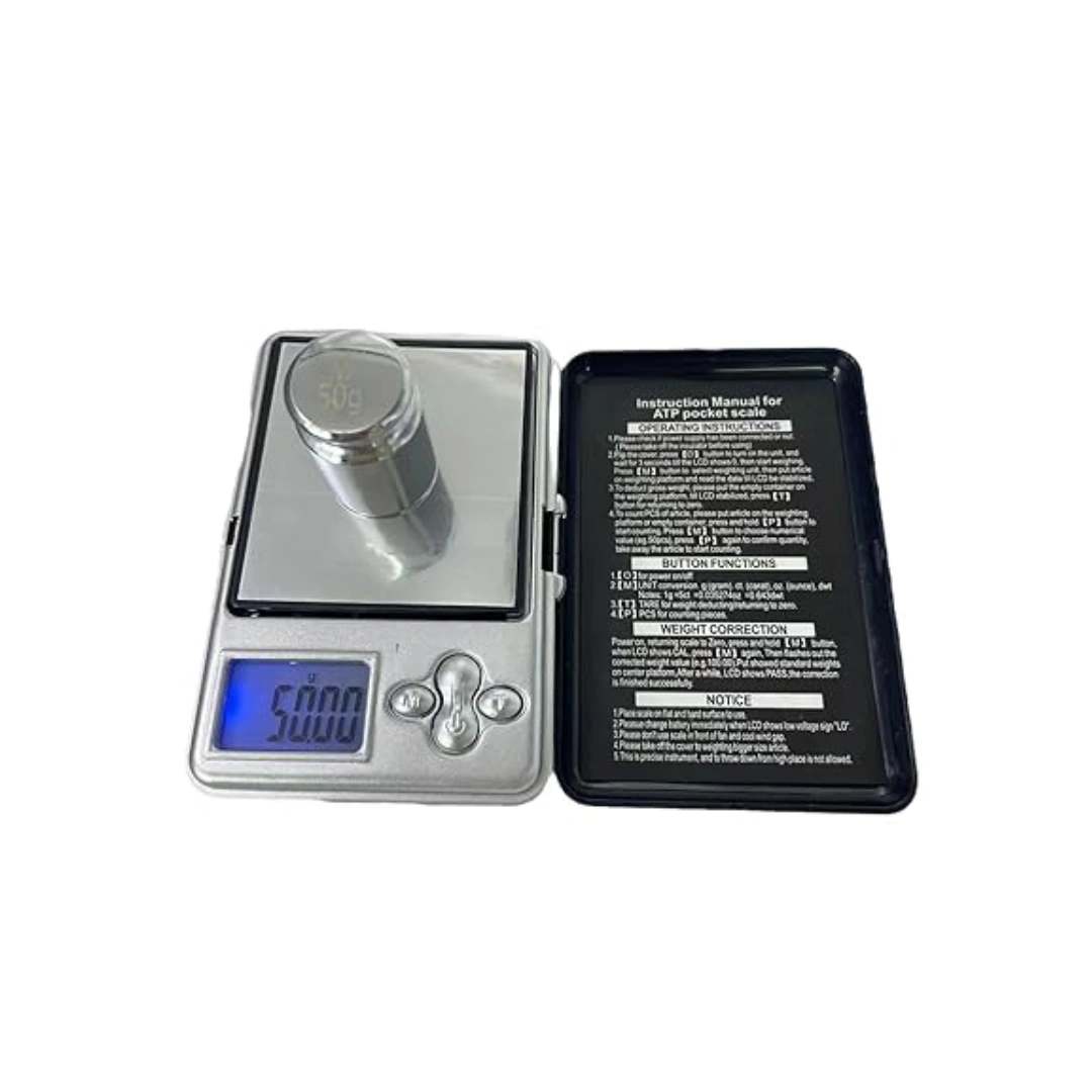 ATP188_02 0.01g 200g Mini Electronic Scale for Gold and Diamonds, Black Plastic Cover | ATP188 | RoxyStore