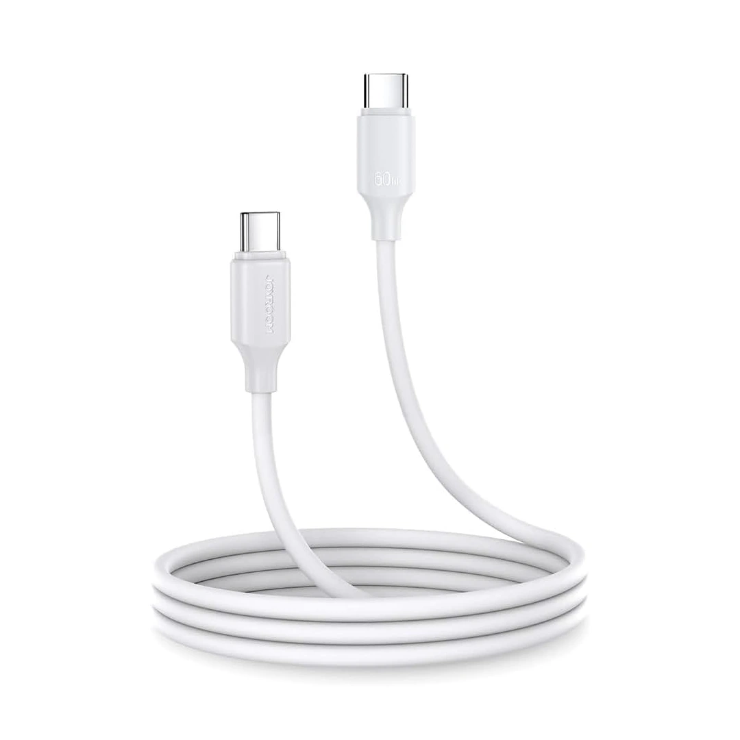 CC060A9 Type-C to Type-C-2 Joyroom Type-C to USB-C 60W Fast Charging Data Cable 1m Black Model S-CC060A9 for Smartphone | RoxyStore
