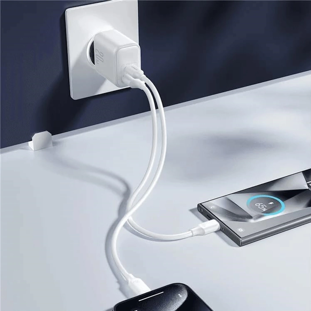 JR-TCF21 20W-5 Joyroom JR-TCF21 20W Dual-Port USB Charger for Tablets and Computers, White | RoxyStore