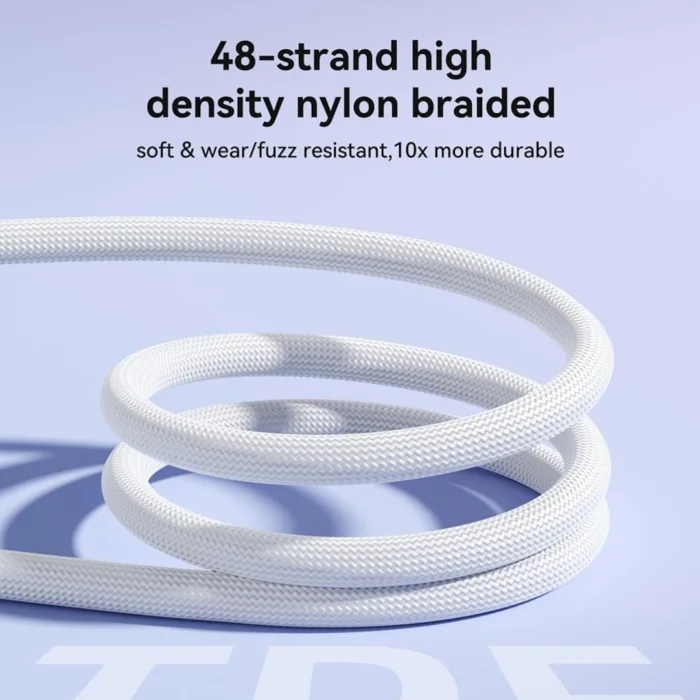 Joyroom S-A42 60W Crystal Clear Cable - White | RoxyStore