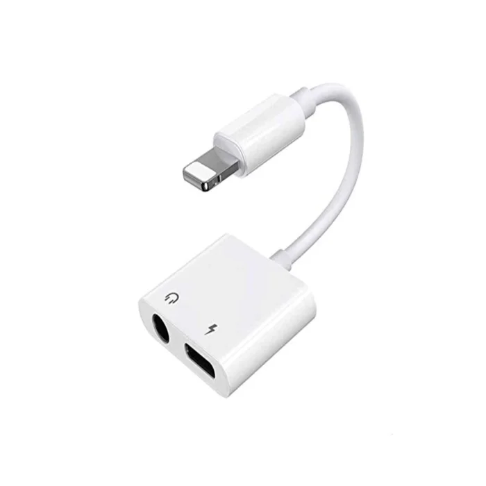Joyroom S-Y104 3.5mm Ben Series Adapter, White | RoxyStore