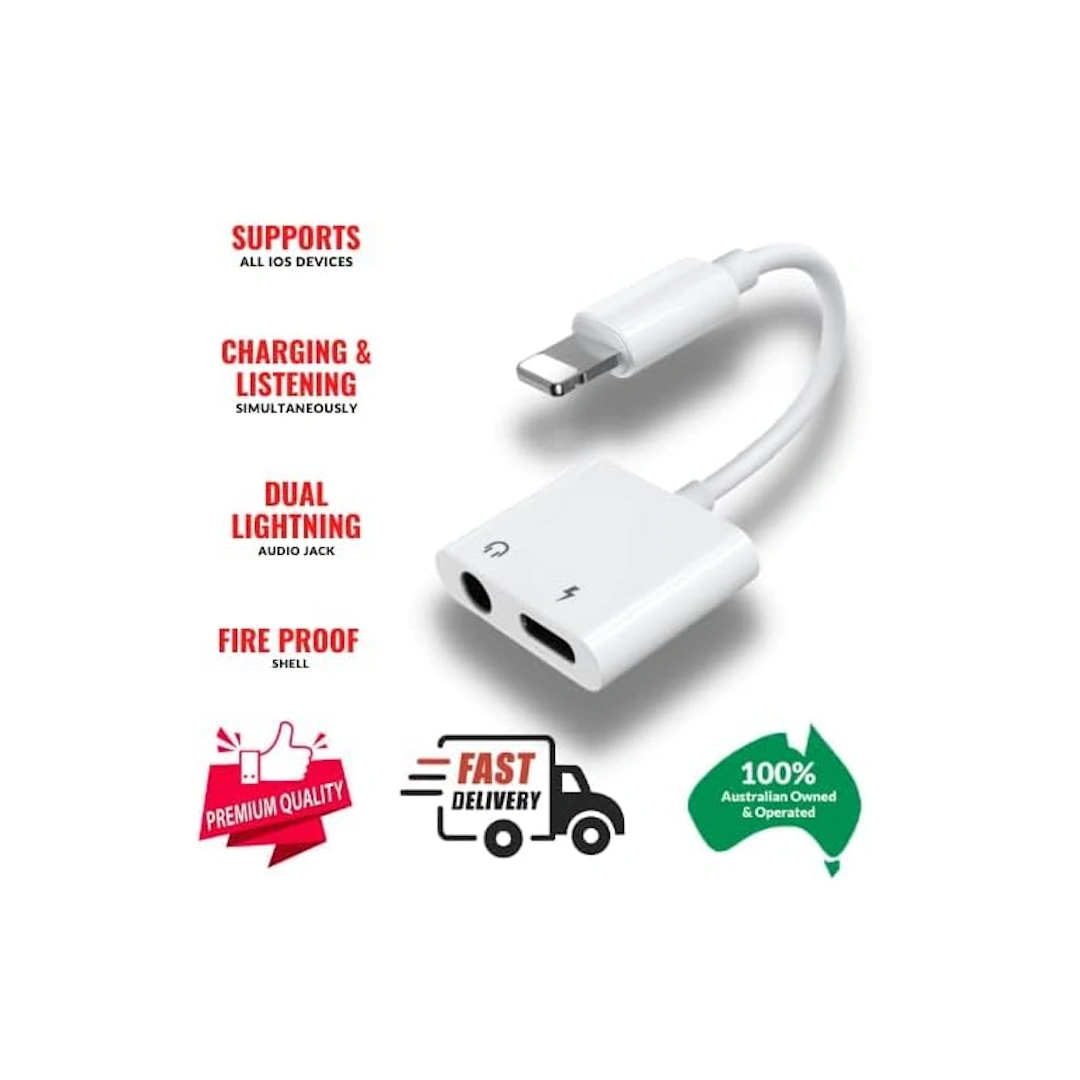 Joyroom S-Y104-5 Joyroom S-Y104 3.5mm Ben Series Adapter, White | RoxyStore