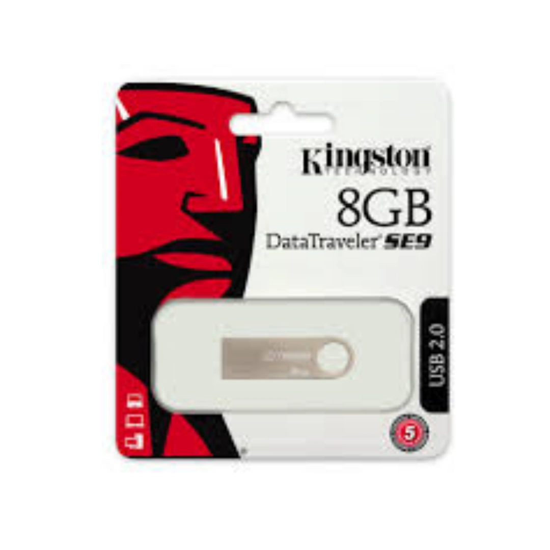 KINGSTON_8_FLASH Kingston Flash Memory 8GB USB 3.0, Metal - DTSE9G2, USB 2.0, 8.0 GB Capacity | RoxyStore