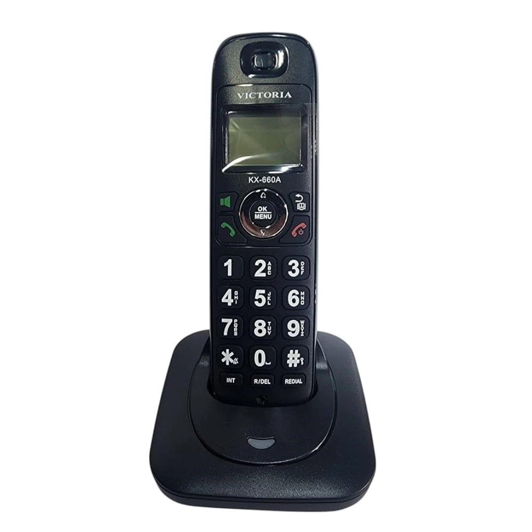 KX-660A_BLACK_01 Victoria KX-660A Cordless Landline Phone | RoxyStore