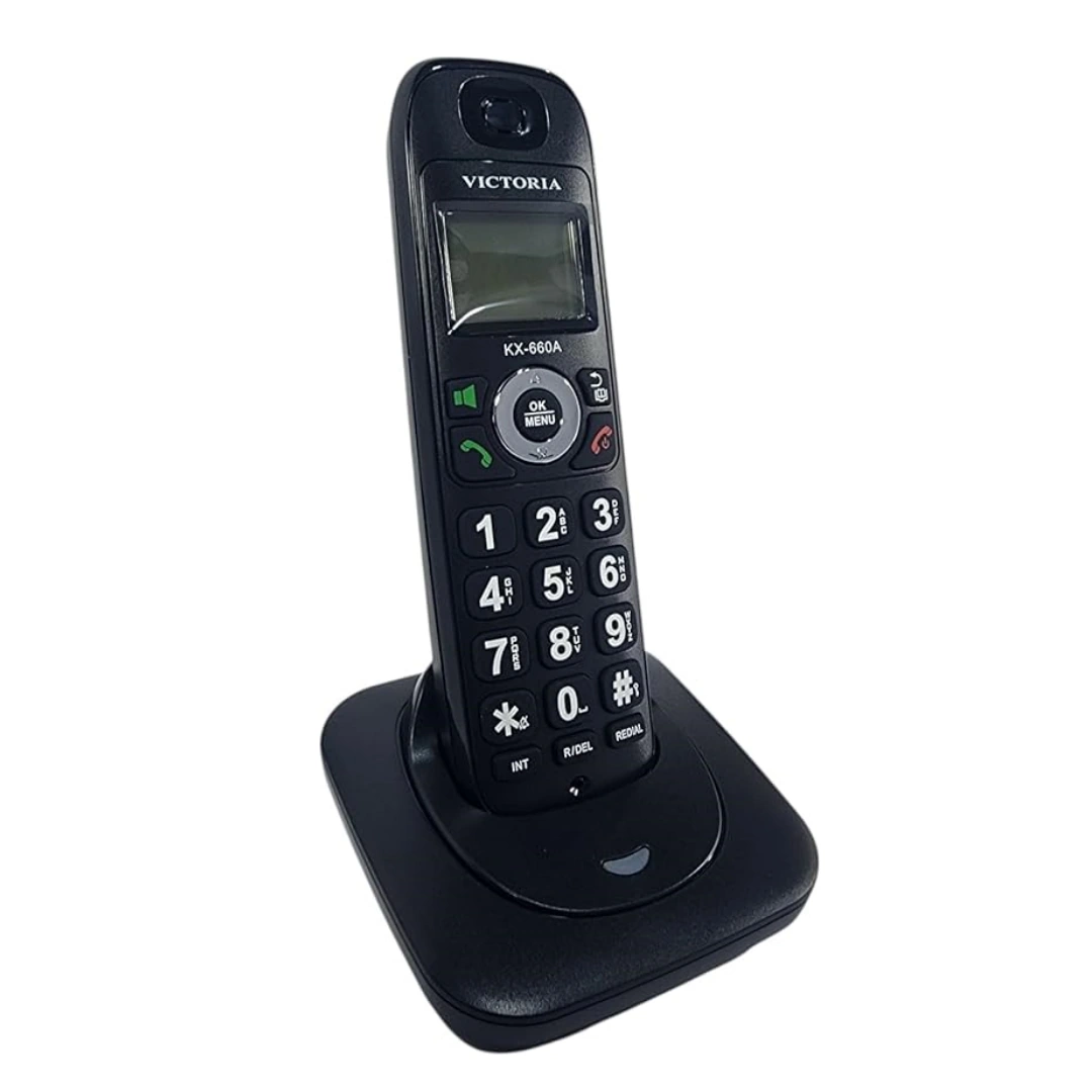 KX-660A_BLACK_02 Victoria KX-660A Cordless Landline Phone | RoxyStore
