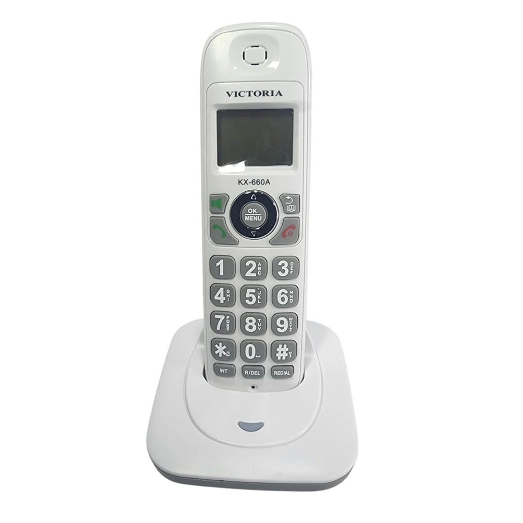 KX-660A_WHIET_01 Victoria KX-660A Cordless Landline Phone | RoxyStore