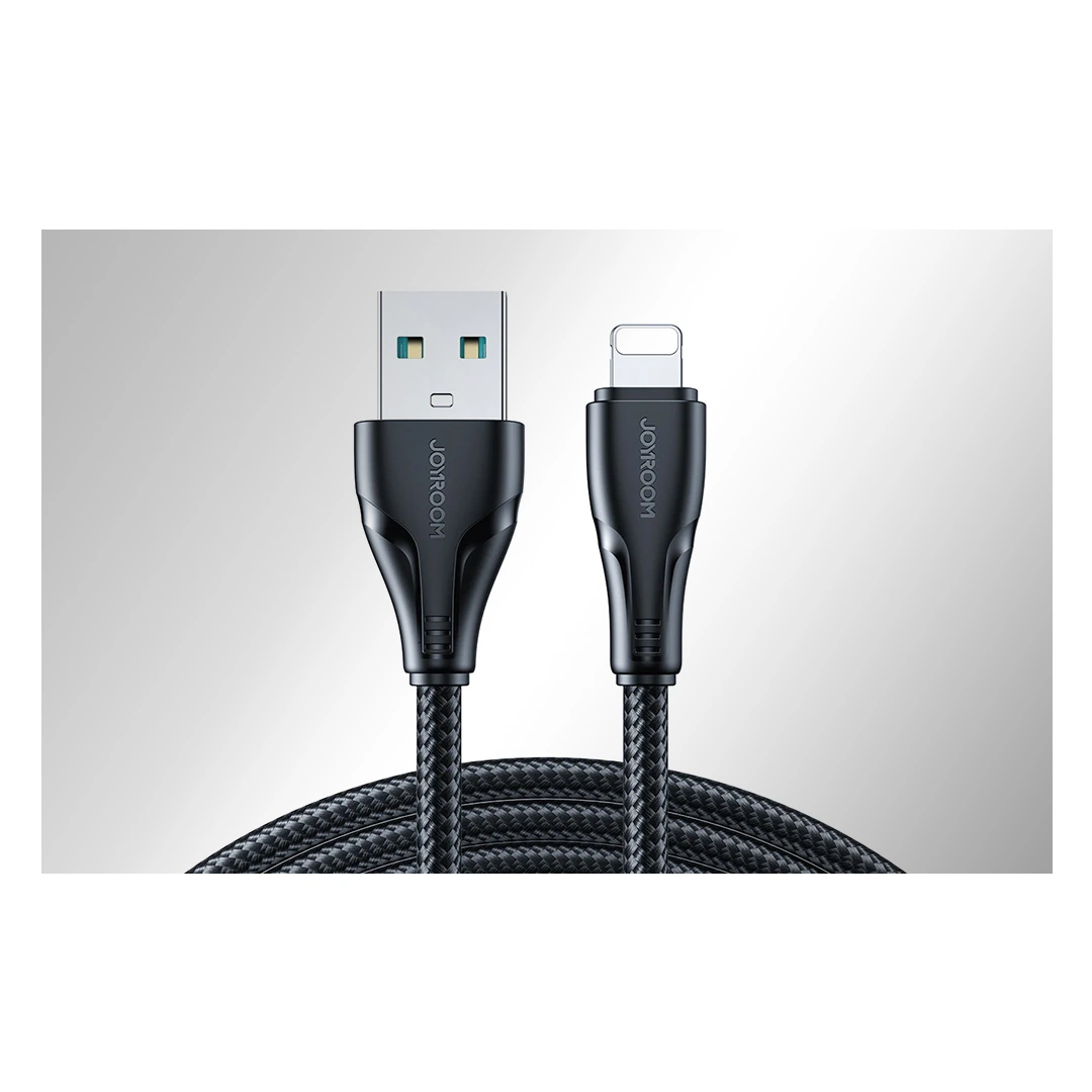 S-UL012A11 2.4A USB-A to-1 Joyroom S-UL012A11 2.4A Micro Cable 0.25m Black | RoxyStore