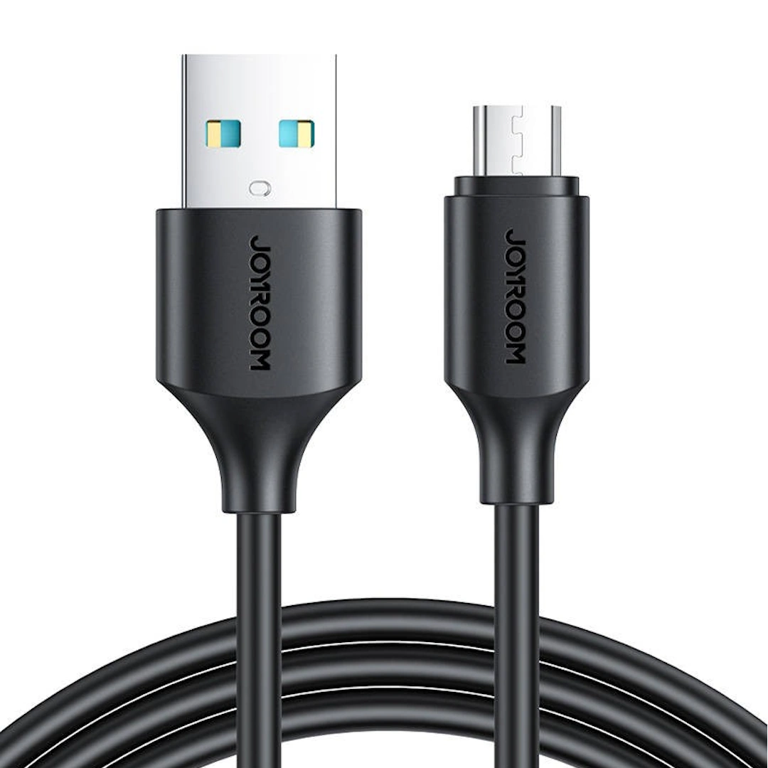 S-UM018A9 2.4A USB-A to Micro-1 Joyroom S-UM018A9 2.4A Micro Cable 0.25m Black | RoxyStore