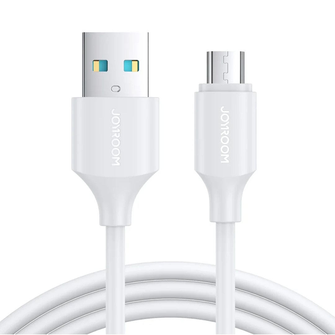 S-UM018A9 2.4A USB-A to Micro-6 كابل S-UM018A9 من Joyroom بسرعة 2.4A مايكرو 0.25m ابيض | RoxyStore