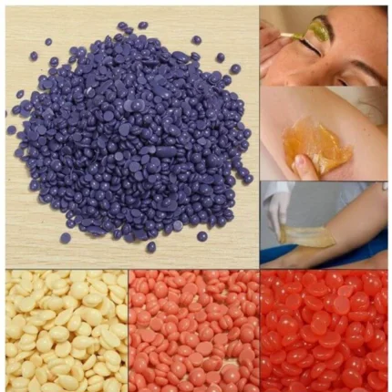 Hard Wax Beans for Hair Removal / 500g, Natural Hot Wax Beads for Full Body Hair Removal for Women and Men