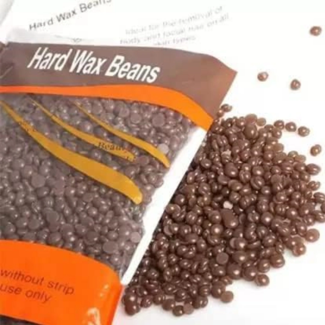 WAX_BROWN Hard Wax Beans for Hair Removal / 500g, Natural Hot Wax Beads for Full Body Hair Removal for Women and Men | RoxyStore