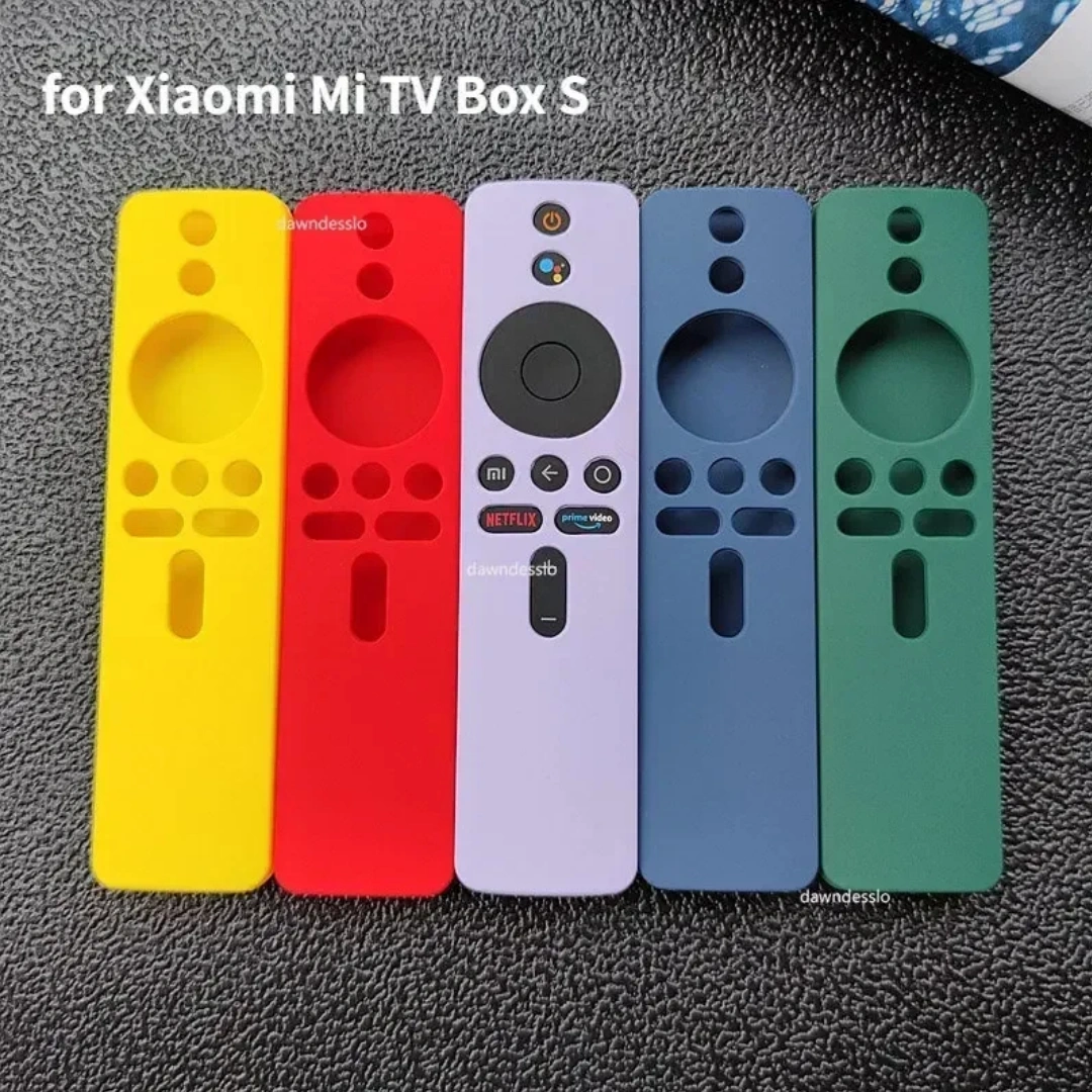XMRM-CASE_03 Shockproof Washable Skin-friendly Dirt-resistant Silicone Protective Case for Xiaomi Mi Box S | RoxyStore