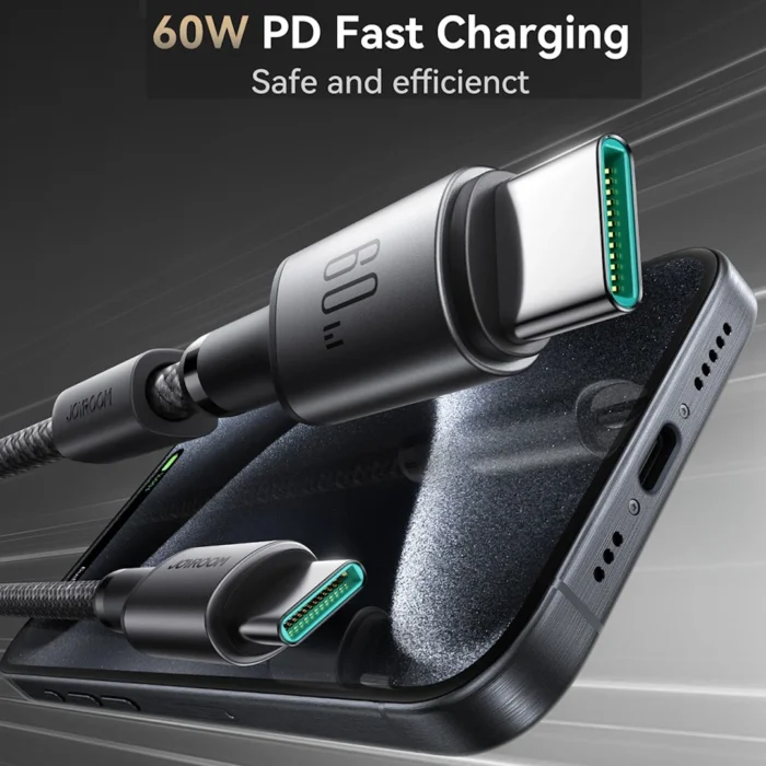 Joyroom S-A50 Type-C to Type-C Charging Cable 60W 1.2m | RoxyStore