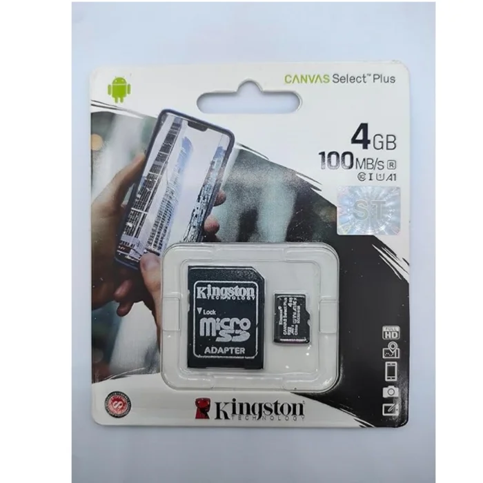 Kingston Canvas Select Plus C10 4GB SDCS2/4GB microSDXC Card | RoxyStore