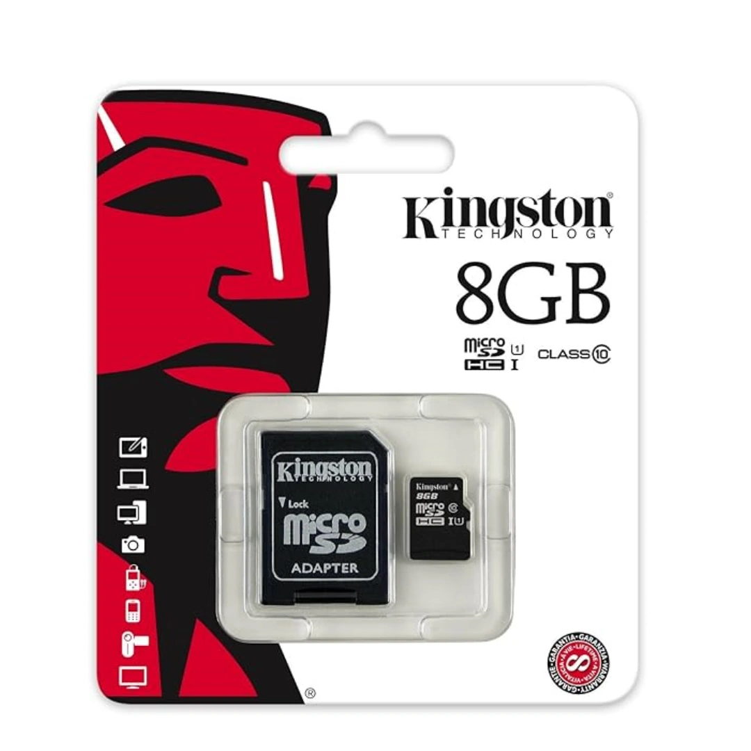 kingson_8_memory_01 Kingston SDCIT 8GB UHS-I Class 10 Industrial Grade Heat-Resistant Micro SDHC Card with SD Adapter | RoxyStore