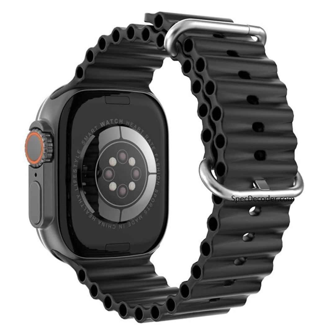 BML Ultra Max-3 Smart Watch BML Ultra Max NFC Smartwatch with WearFit Pro - Black - Comes with 2 Straps | RoxyStore