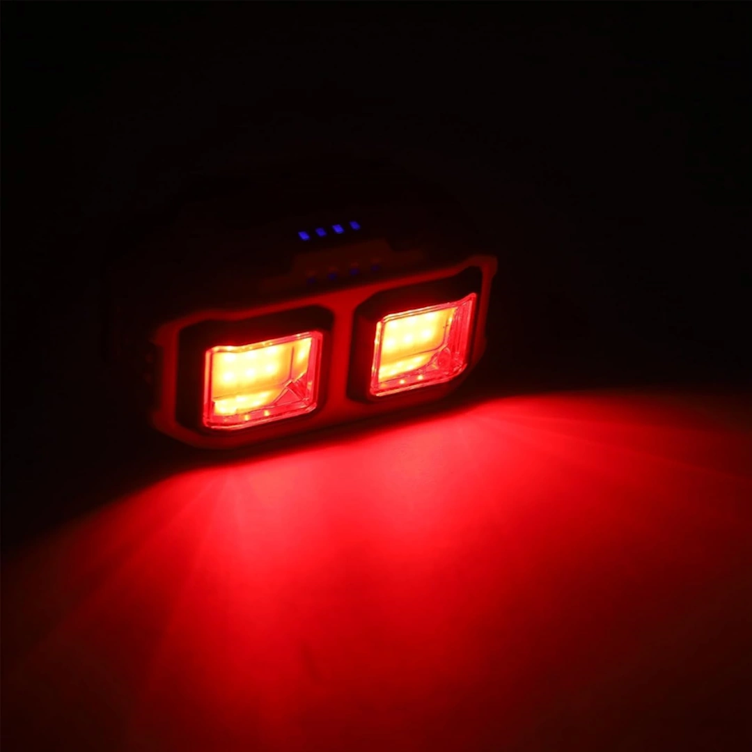 كشاف راس سنسور 816-1 كشاف رأس إضاءة للرحلات الصيد الليلي والتخييم والسفاري والمميزة بطارية خارجيه قابل للشحن وتقدر يكون معك أكثر من بطارية موديل HX-816S | RoxyStore